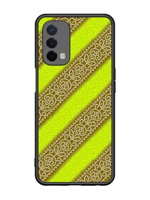 Golden Bandana Bliss Glossy Soft Edge Case for Oppo A74 (5G)