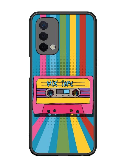 Retro Cassette Tapes Glossy Soft Edge Case for Oppo A74 (5G)