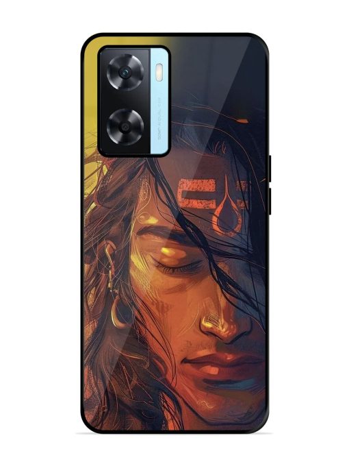 Tranquil Shiva Glossy Soft Edge Case for Oppo A77 Chachhi