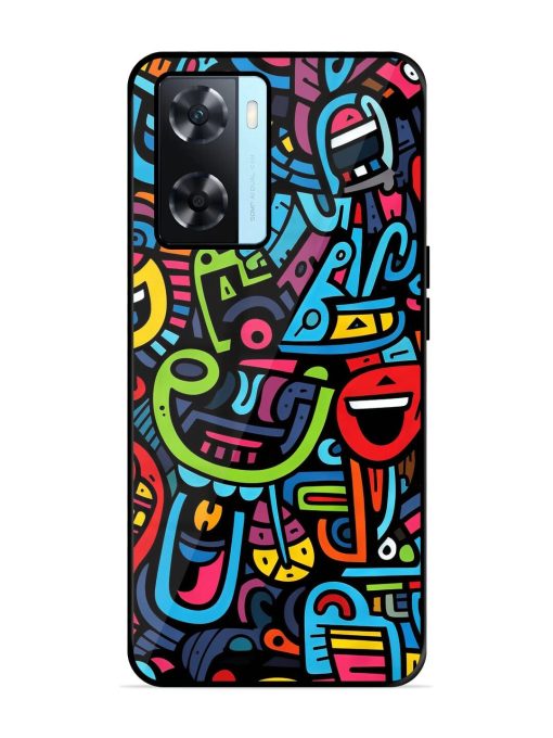 Doodlephoria Glossy Soft Edge Case for Oppo A77 Chachhi