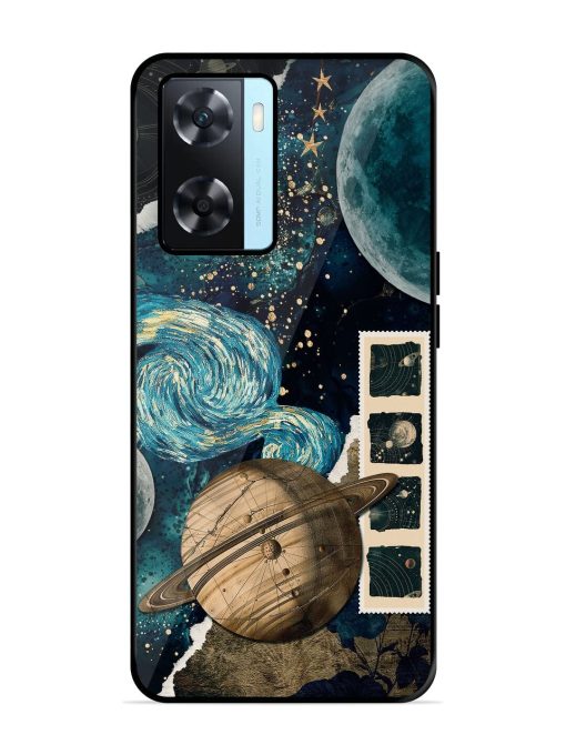 Celestial Tapestry Glossy Soft Edge Case for Oppo A77 Chachhi