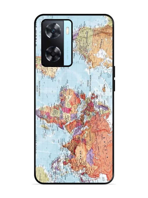 Our Blue Marble Glossy Soft Edge Case for Oppo A77 Chachhi