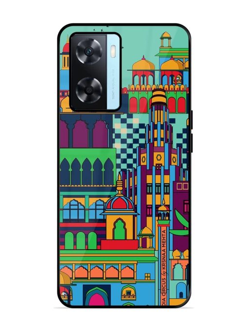 Indian Tapestry Glossy Soft Edge Case for Oppo A77