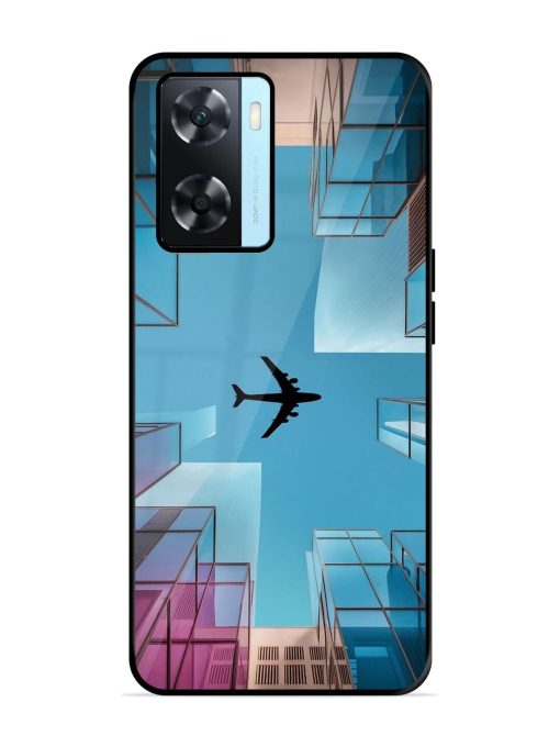 Urban Flightpath Glossy Soft Edge Case for Oppo A77 Chachhi