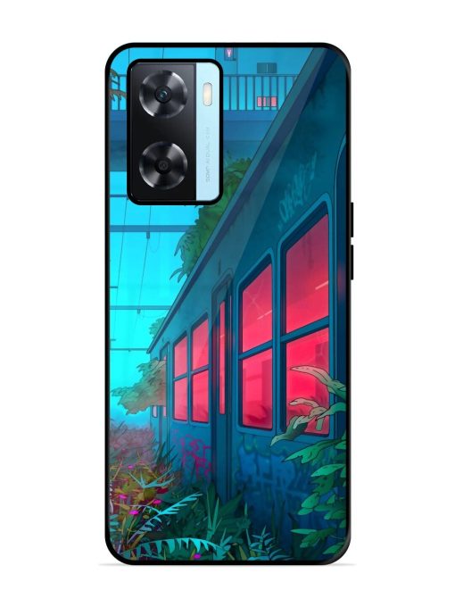 Urban Jungle Glossy Soft Edge Case for Oppo A77 Chachhi