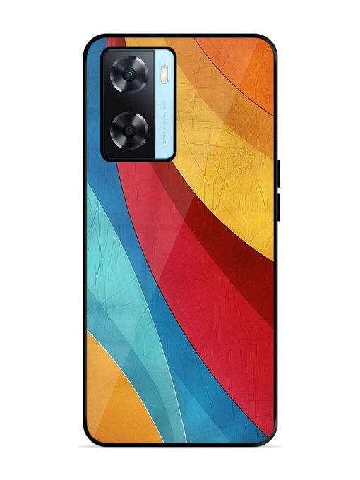 Curving Canvas Glossy Soft Edge Case for Oppo A77 Chachhi