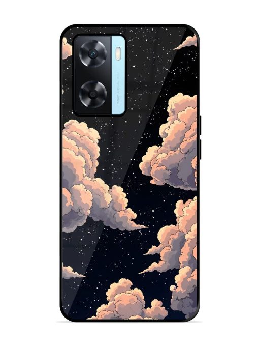 Starry Night Dreams Glossy Soft Edge Case for Oppo A77 Chachhi