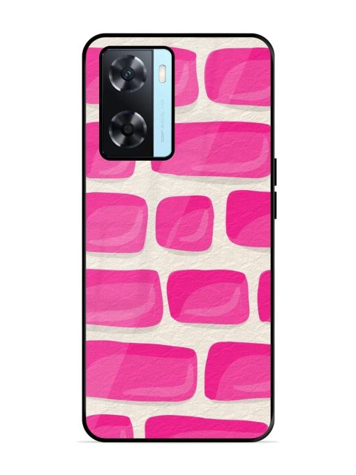 Pink Brick Wall Glossy Soft Edge Case for Oppo A77