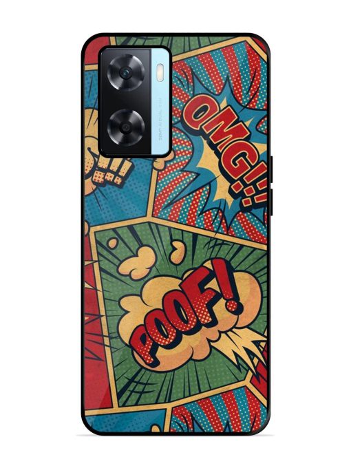 Comic Book Chaos Glossy Soft Edge Case for Oppo A77