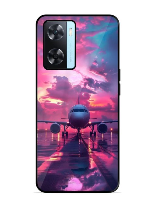 Neon Runway Glossy Soft Edge Case for Oppo A77 Chachhi