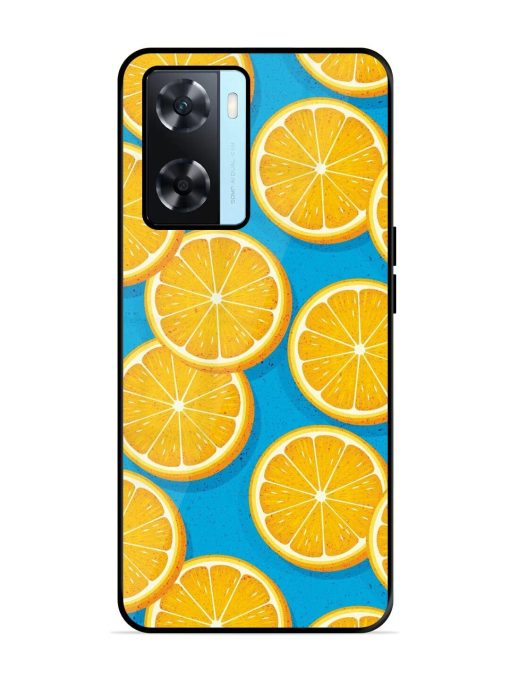 Citrus Symphony Glossy Soft Edge Case for Oppo A77 Chachhi