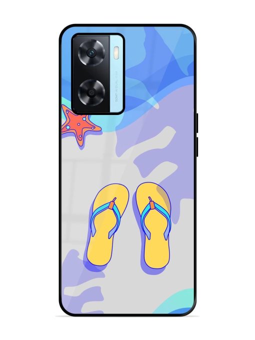 Sandy Toes And Salty Seas Glossy Soft Edge Case for Oppo A77 Chachhi