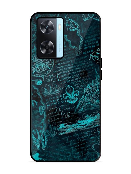 Nautical Notebook Glossy Soft Edge Case for Oppo A77 Chachhi