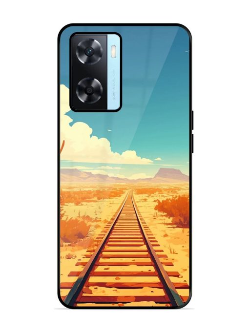 Endless Horizon Glossy Soft Edge Case for Oppo A77 Chachhi