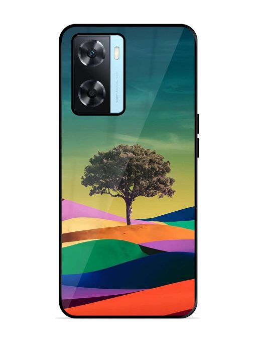 Rainbow'S Lone Sentinel Glossy Soft Edge Case for Oppo A77 Chachhi