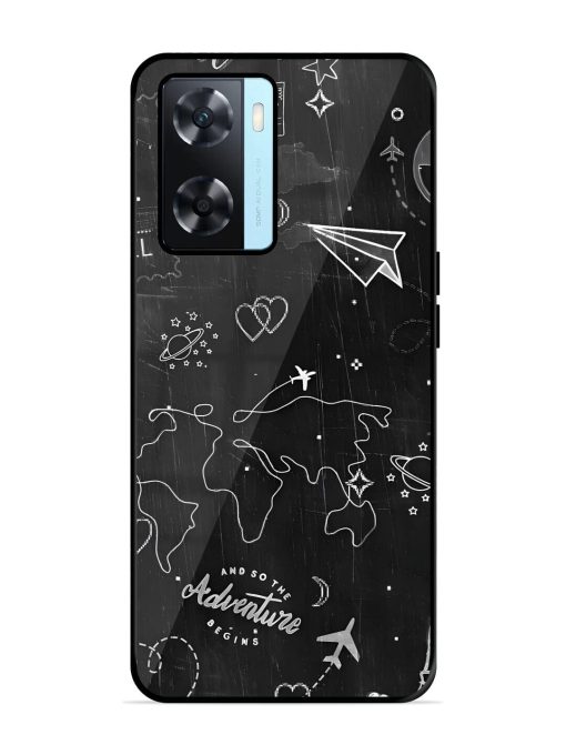 Wanderlust Sketchbook Glossy Soft Edge Case for Oppo A77 Chachhi