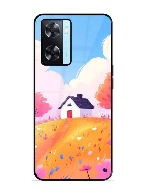 Hilltop Haven Glossy Soft Edge Case for Oppo A77 Chachhi