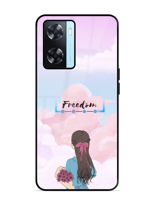 Skyward Dreams Glossy Soft Edge Case for Oppo A77 Chachhi