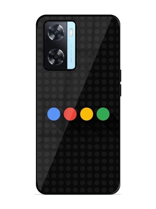 Google Dots Glossy Soft Edge Case for Oppo A77