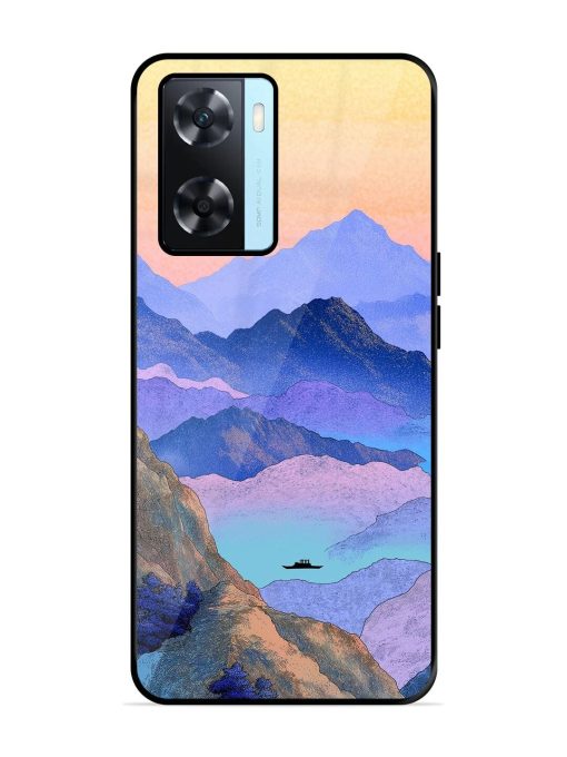 Mountain Mist Glossy Soft Edge Case for Oppo A77 Chachhi