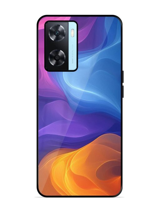 Cosmic Currents Glossy Soft Edge Case for Oppo A77 Chachhi