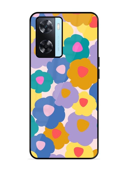 Flower Power Glossy Soft Edge Case for Oppo A77 Chachhi