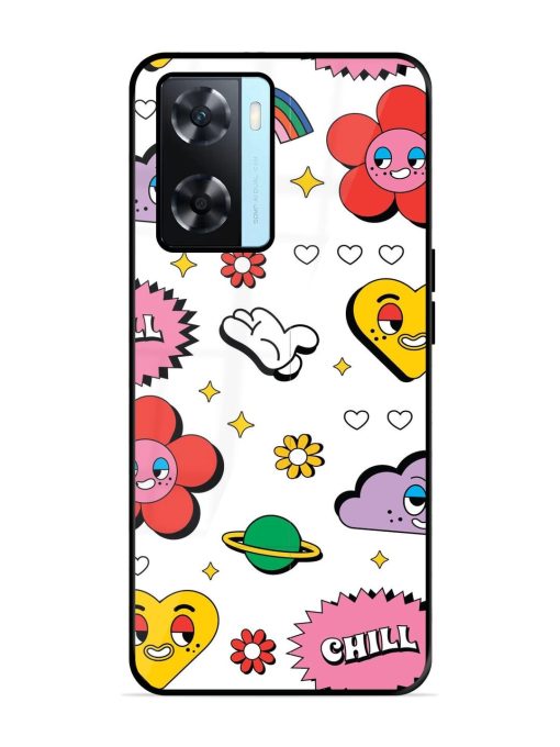 Whimsical Wonderland Glossy Soft Edge Case for Oppo A77 Chachhi