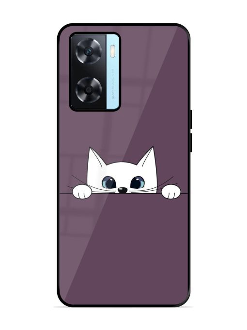 Peek-A-Boo Kitty Glossy Soft Edge Case for Oppo A77