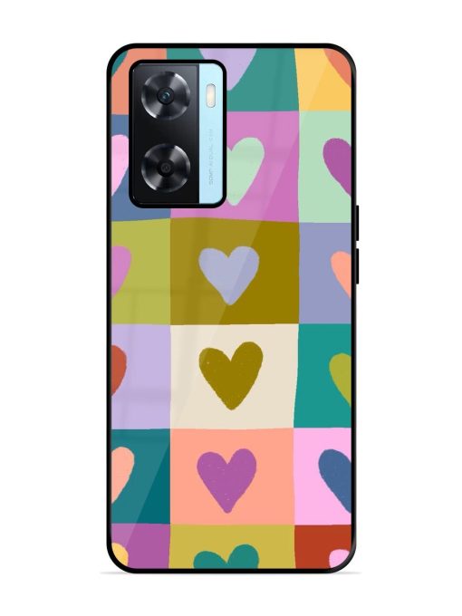 Box Of Hearts Glossy Soft Edge Case for Oppo A77 Chachhi