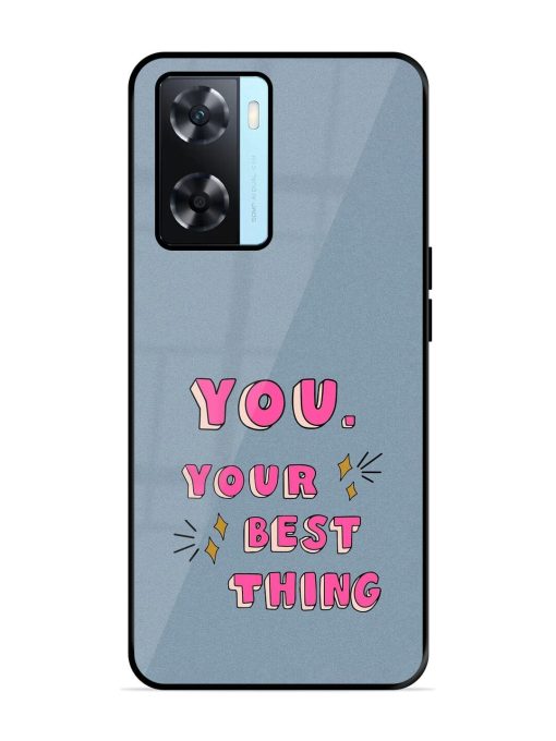 Self-Love Sparkles Glossy Soft Edge Case for Oppo A77 Chachhi