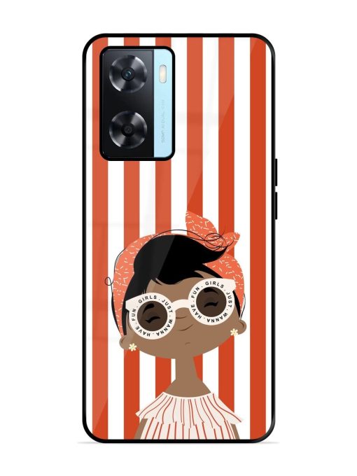 Girls Just Wanna Have Fun Glossy Soft Edge Case for Oppo A77 Chachhi