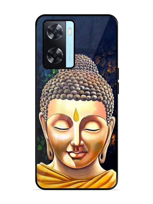 Buddha Face Glossy Soft Edge Case for Oppo A77 Chachhi