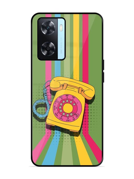 Retro Dialer Glossy Soft Edge Case for Oppo A77 Chachhi