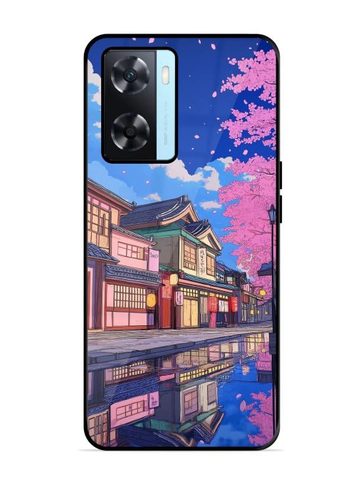 Tranquil Reflections Glossy Soft Edge Case for Oppo A77 Chachhi