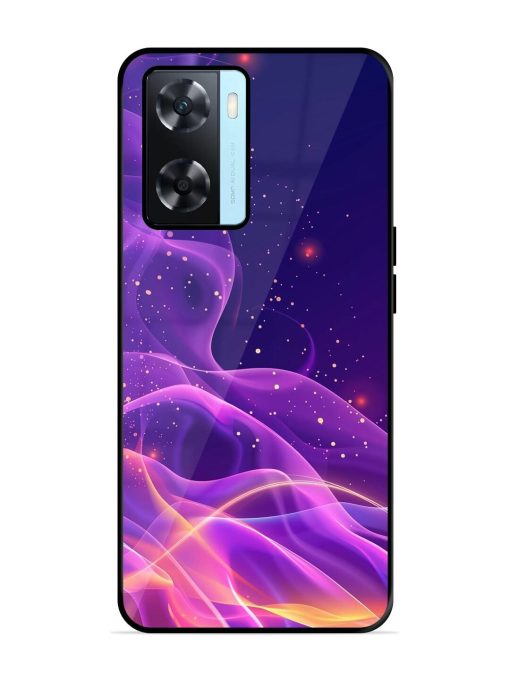 Cosmic Currents Glossy Soft Edge Case for Oppo A77S Chachhi