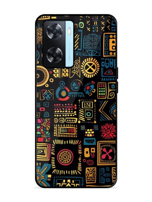 Tribal Tapestry Glossy Soft Edge Case for Oppo A77S Chachhi