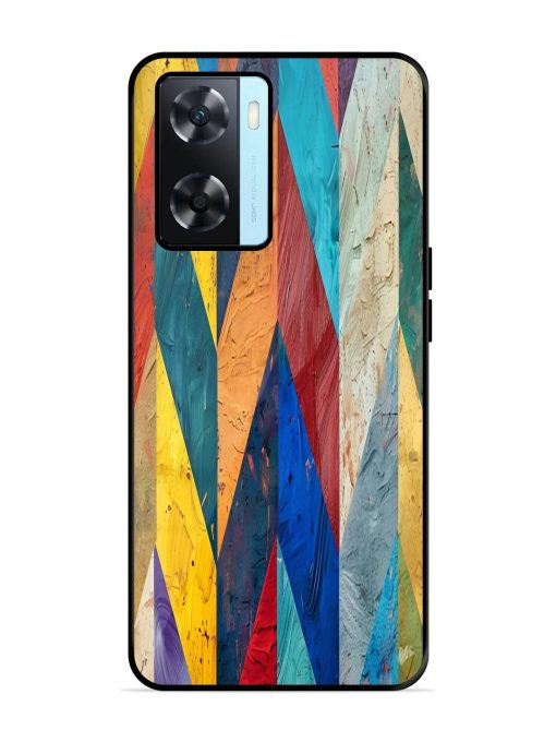 Abstract Tapestry Glossy Soft Edge Case for Oppo A77S Chachhi