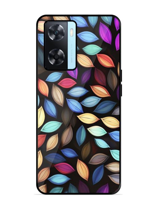 Colorful Kaleidoscope Glossy Soft Edge Case for Oppo A77S Chachhi