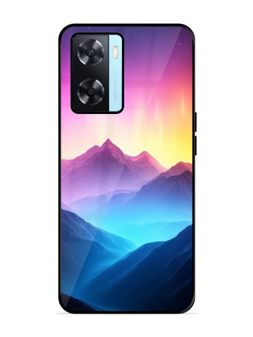 Cosmic Mountains Glossy Soft Edge Case for Oppo A77S Chachhi