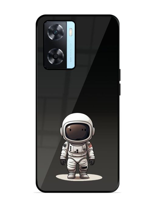 Neon Astronaut Glossy Soft Edge Case for Oppo A77S Chachhi