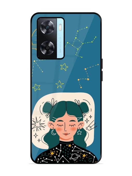 Cosmic Daydreamer Glossy Soft Edge Case for Oppo A77S Chachhi