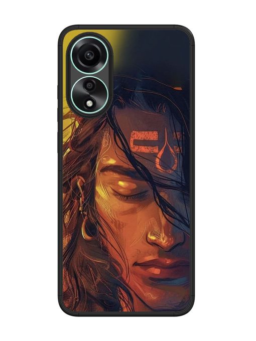 Tranquil Shiva Glossy Soft Edge Case for Oppo A78 (4G) Chachhi