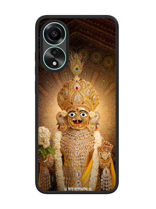 Hare Krishna Maharaj Glossy Soft Edge Case for Oppo A78 (4G) Chachhi