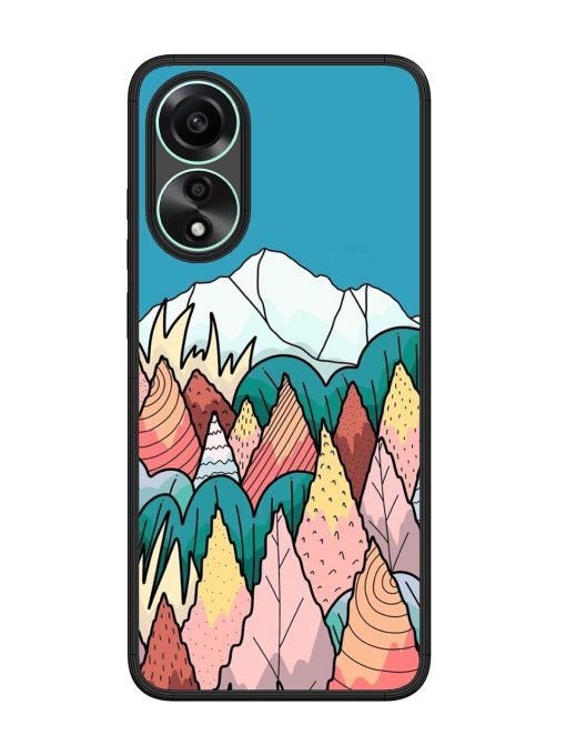 Mountain Dreamscape Glossy Soft Edge Case for Oppo A78 (4G) Chachhi