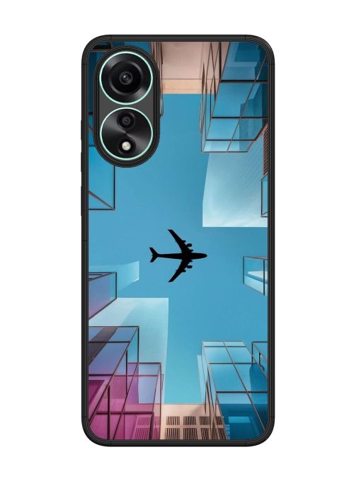 Urban Flightpath Glossy Soft Edge Case for Oppo A78 (4G) Chachhi