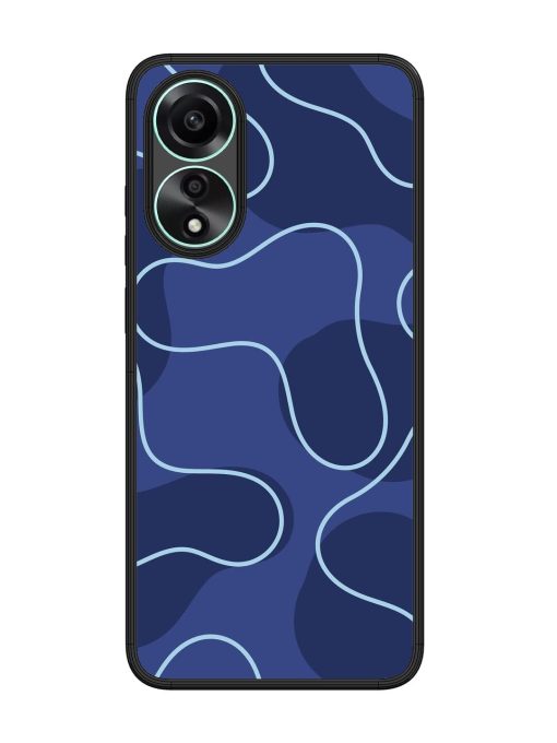 Midnight Maze Glossy Soft Edge Case for Oppo A78 (4G) Chachhi