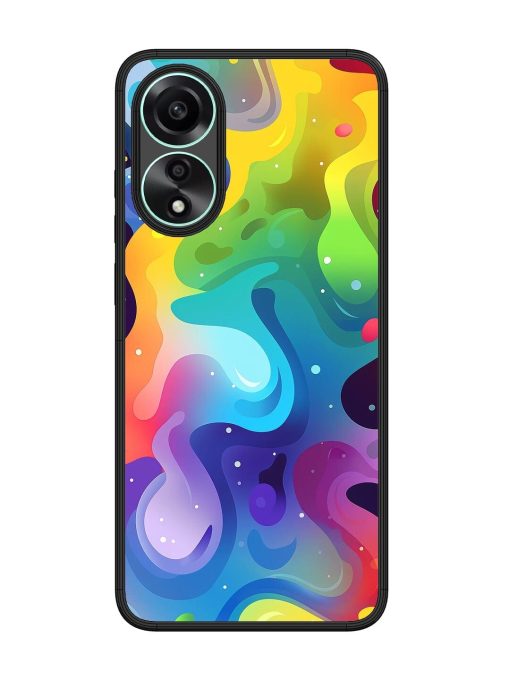 Rainbow River Glossy Soft Edge Case for Oppo A78 (4G) Chachhi