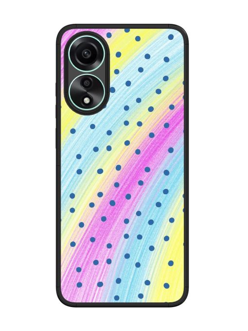 Polka Dot Paradise Glossy Soft Edge Case for Oppo A78 (4G) Chachhi