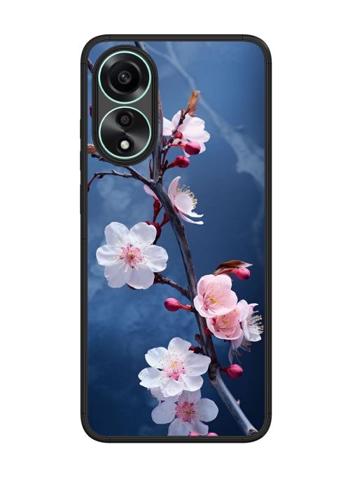 Delicate Blossoms Glossy Soft Edge Case for Oppo A78 (4G) Chachhi