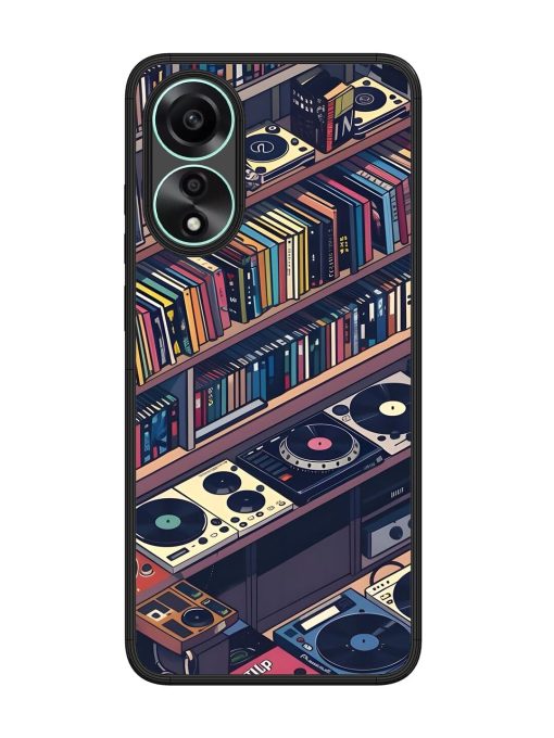 Music Lover'S Haven Glossy Soft Edge Case for Oppo A78 (4G) Chachhi